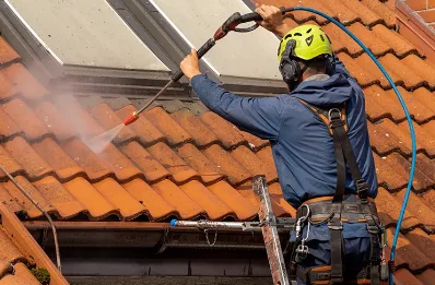 Démoussage et hydrofuge de toiture à Allanche